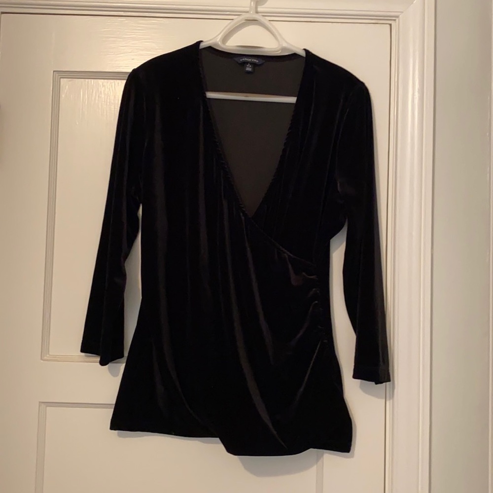 Lands’ End Velvet Top